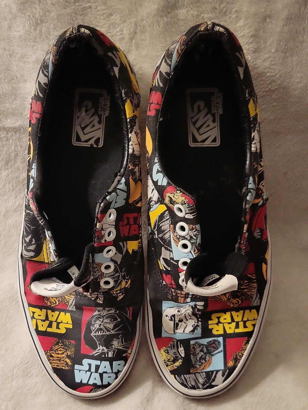 Unisex Vans. Star Wars Theme. May The Force Be With You. - Picture 6 of 15